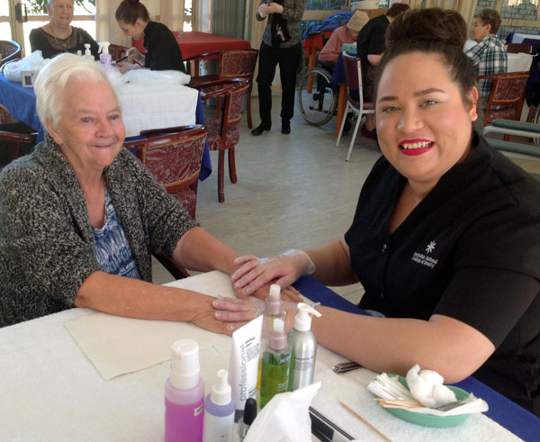 Beauty Students Pampering At Peninsula
