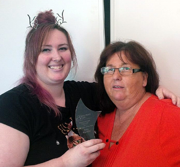 Kelly Maxfield Wamuran Park Home Employee of the Year