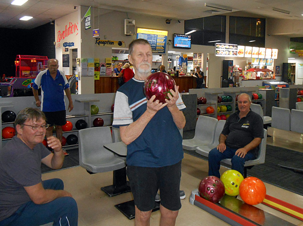 Wamuran Park Home residents having a game of Ten Pin Bowling in Caboolture