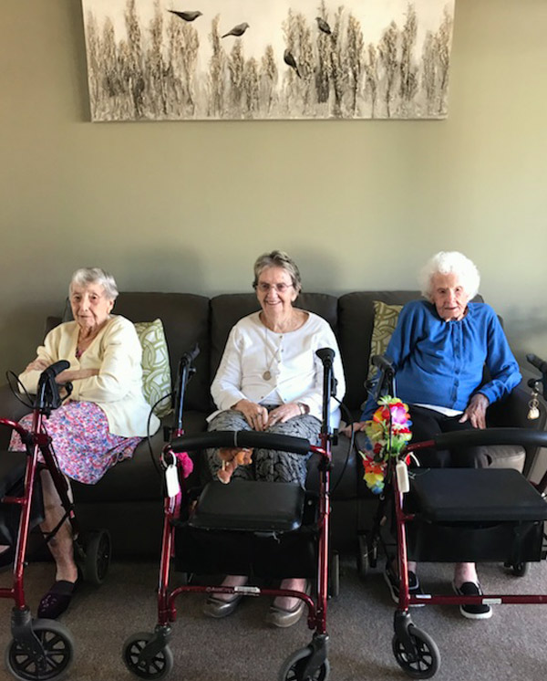 Three lovely ladies at Peninsula.
