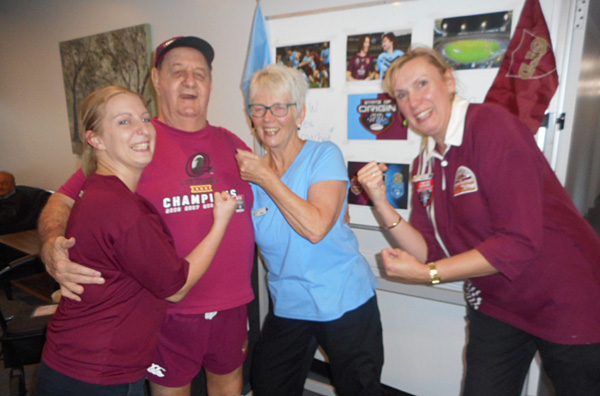 State of Origin fun at Roslyn Lodge