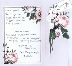 Thank You From CQU Students