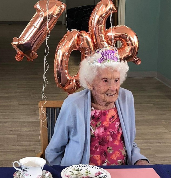 Pat Dowdle 106th Birthday With High Tea