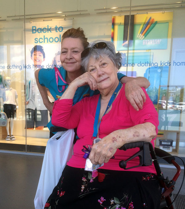 Roslyn Lodge residents enjoyed a bus trip to Kmart Oxenford