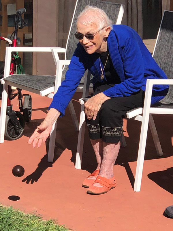 Lawn Bowls In The Sun