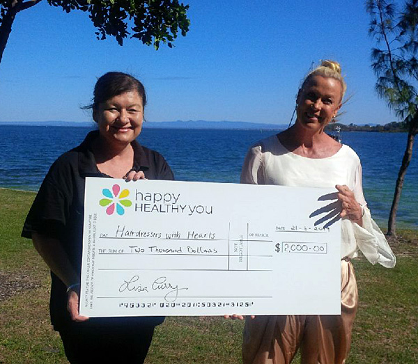 Lisa Curry AO Promoting Hairdressers With Hearts!